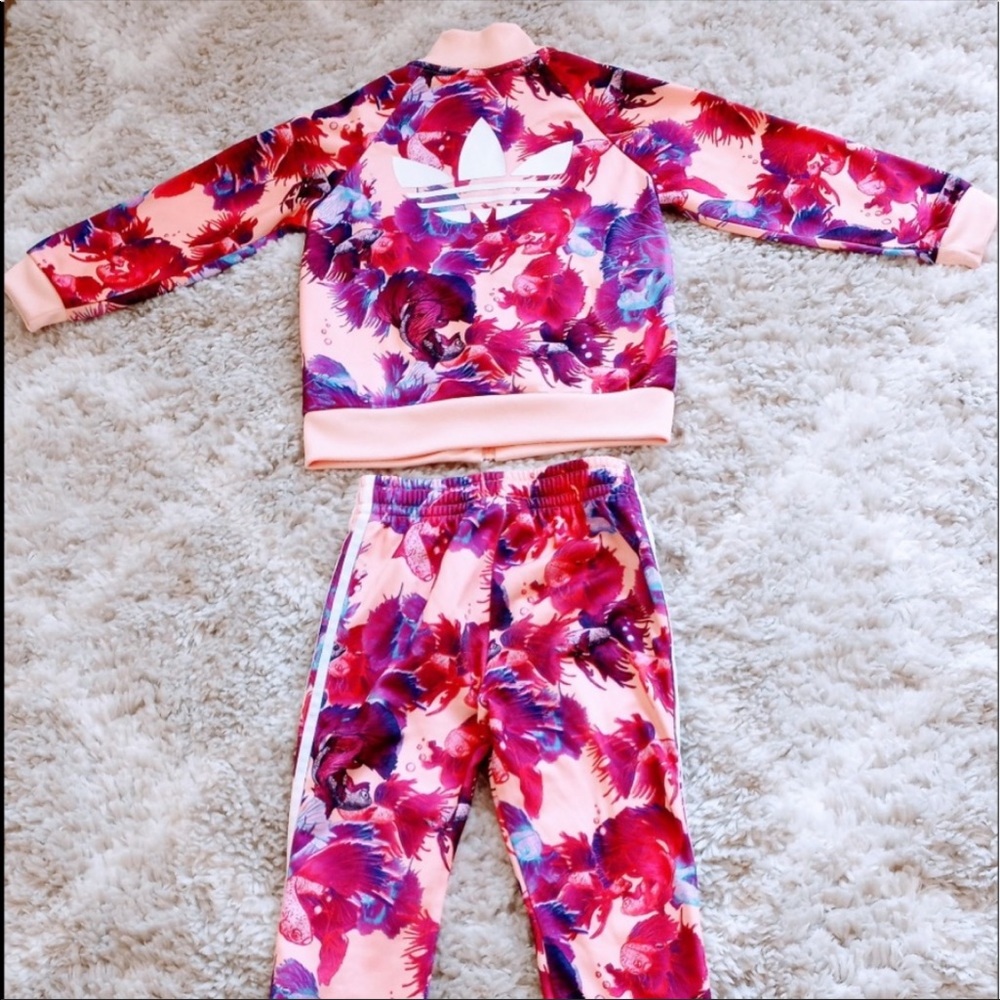 Adidas Toddler 3-Stripe Track Suit